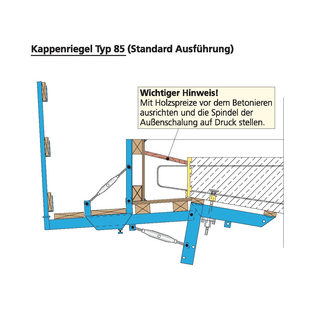 Kappenriegel (horizontal)