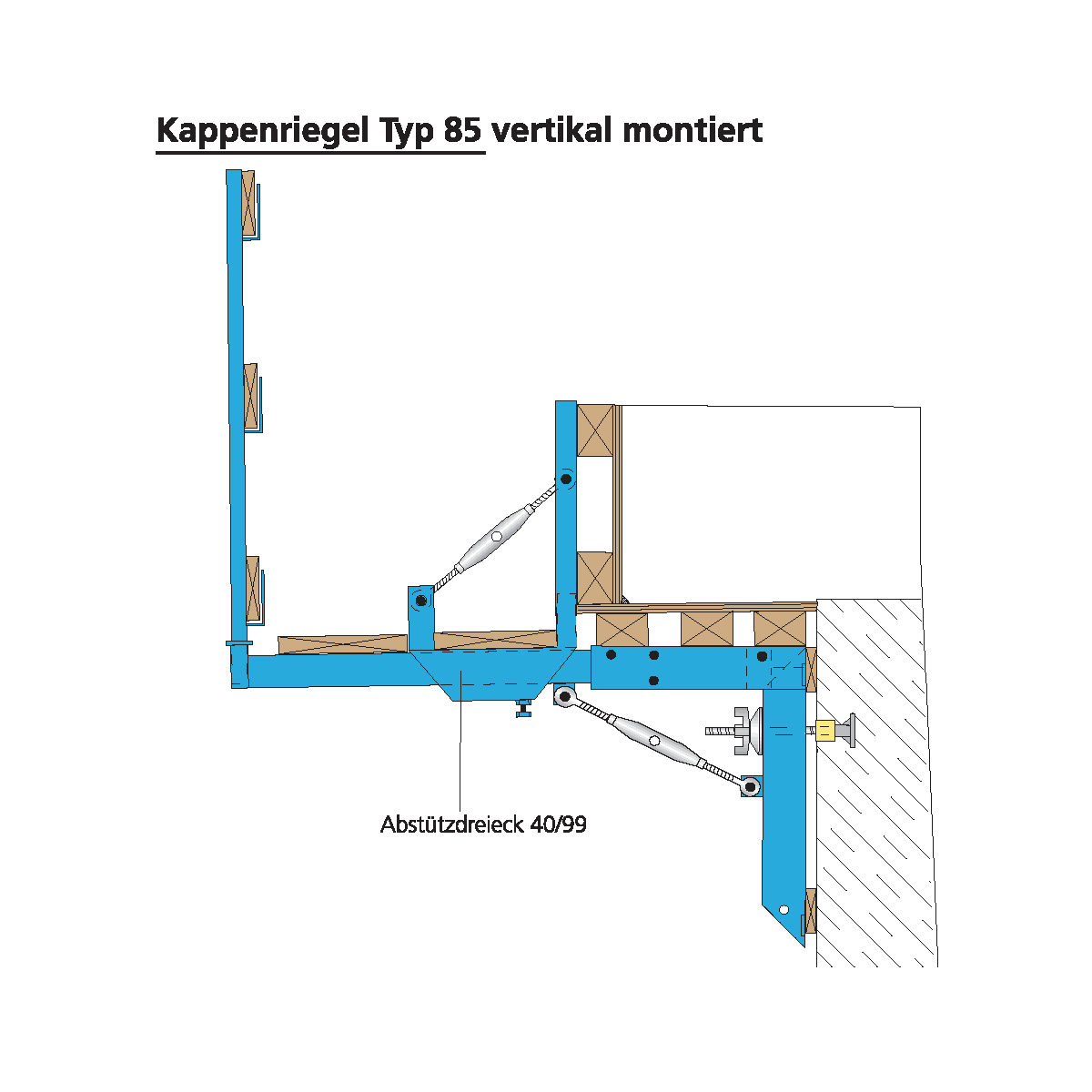 Kappenriegel (vertikal)